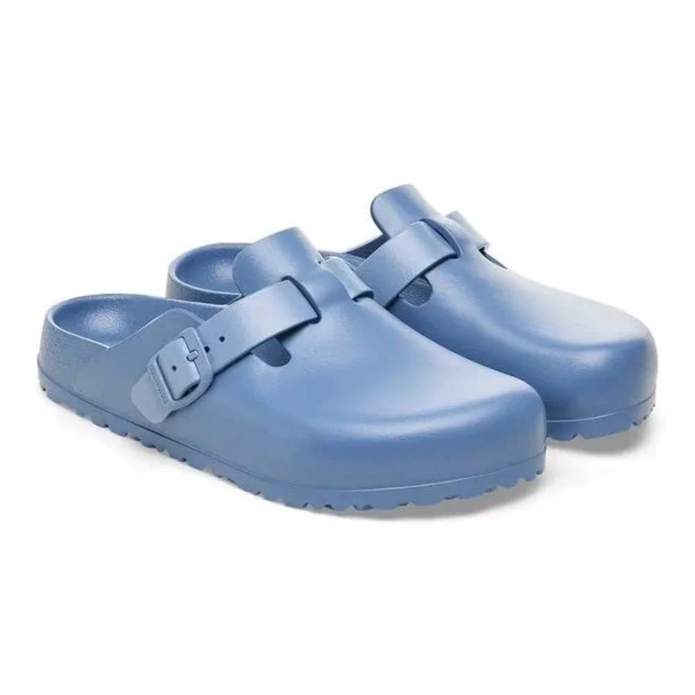 Birkenstock Boston EVA Essentials Clogs Mule Elemental Blue Adjustable Shoes 10
